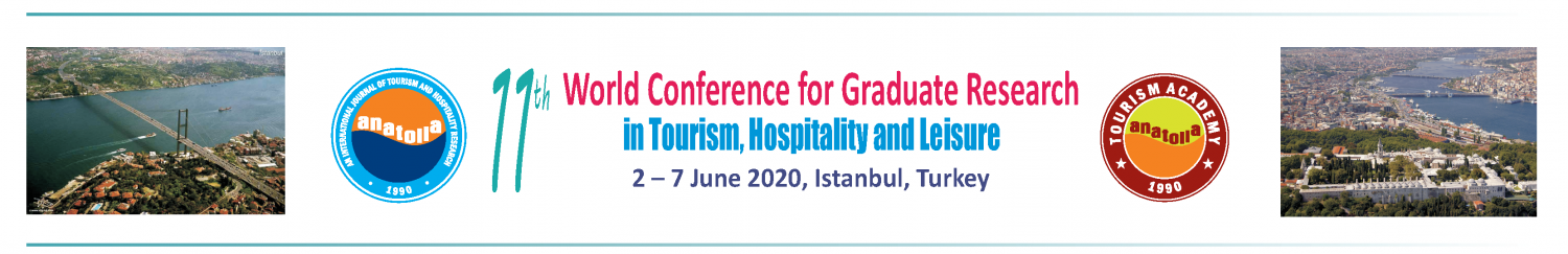 11th World Conference for Graduate Research in Tourism, Hospitality  Leisure