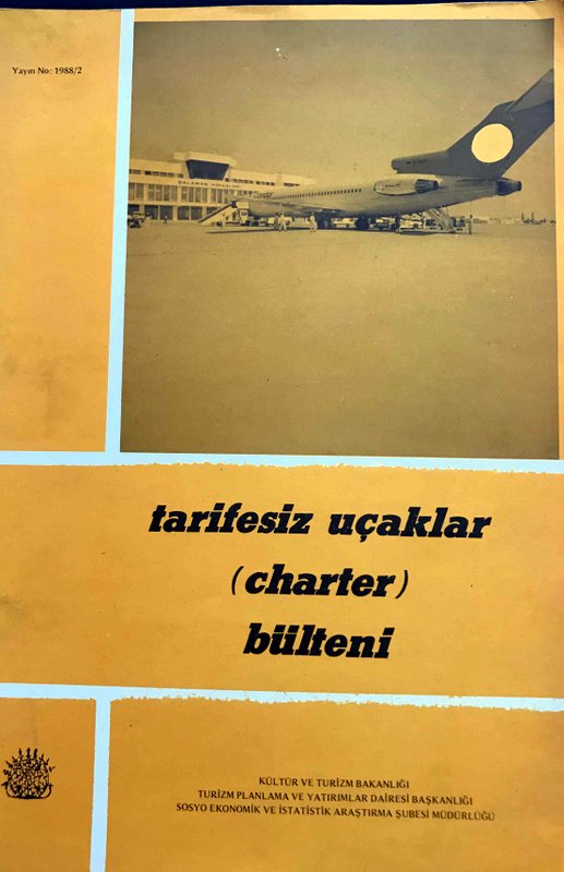 Tarifesiz Uçaklar (Charter) Bülteni Kitap Kapağı