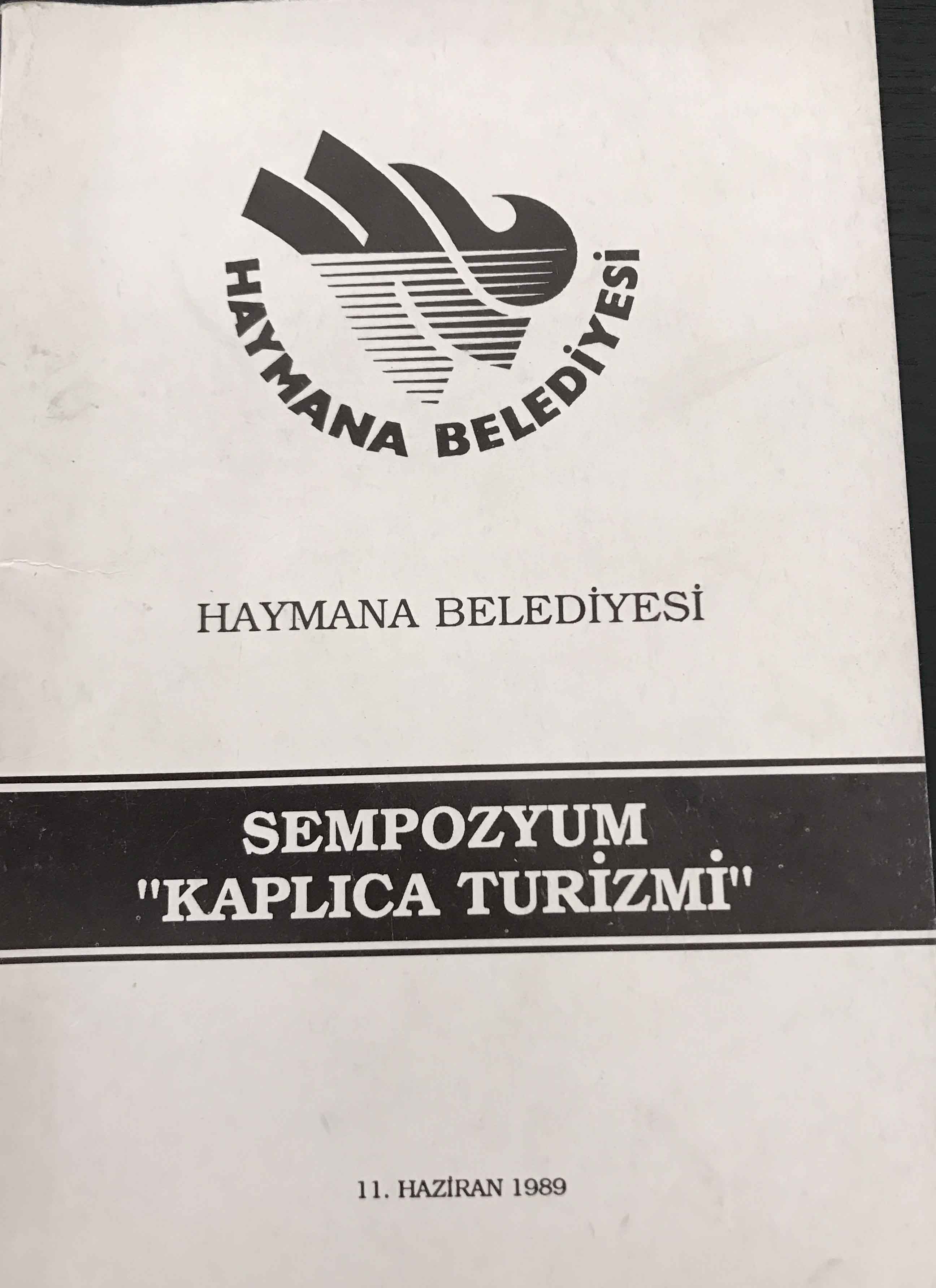 Kaplıca Turizm Sempozyum Kitabı Kitap Kapağı